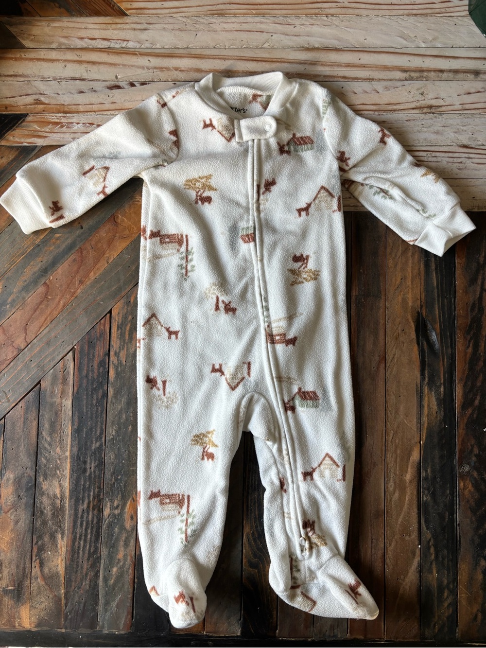 Baby Fleece Zip-Up Footie Sleep & Play Pajamas